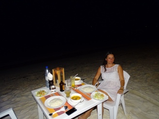 Dinner am Meer Malediven Erfahrung