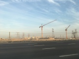 Baukräne in Dubai - Vorbereitung Expo 2020